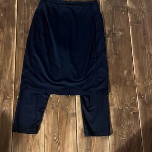Young girls athletic skirt with leggings